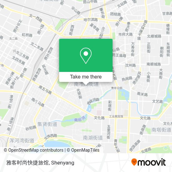 雅客时尚快捷旅馆 map
