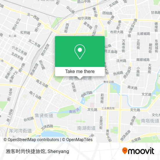 雅客时尚快捷旅馆 map