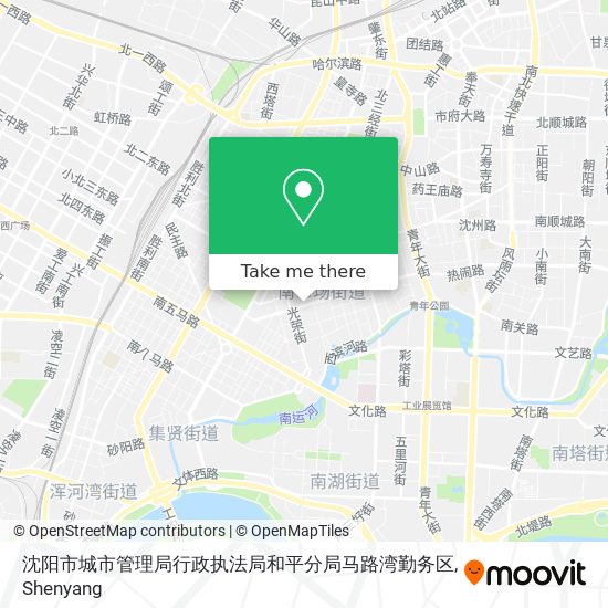 沈阳市城市管理局行政执法局和平分局马路湾勤务区 map