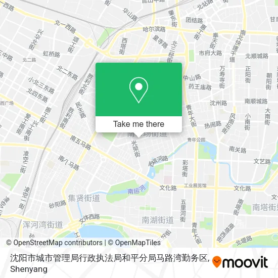 沈阳市城市管理局行政执法局和平分局马路湾勤务区 map