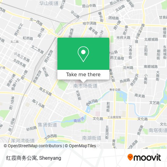 红霞商务公寓 map