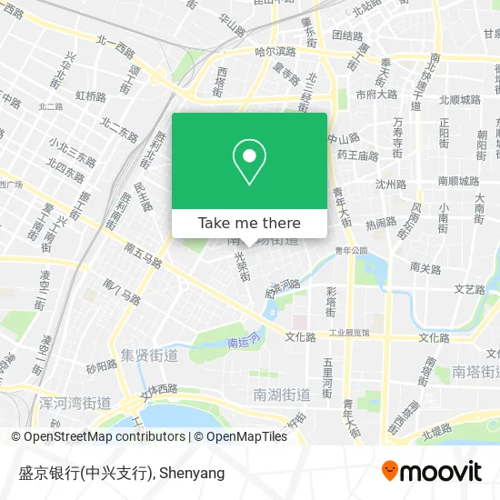 盛京银行(中兴支行) map