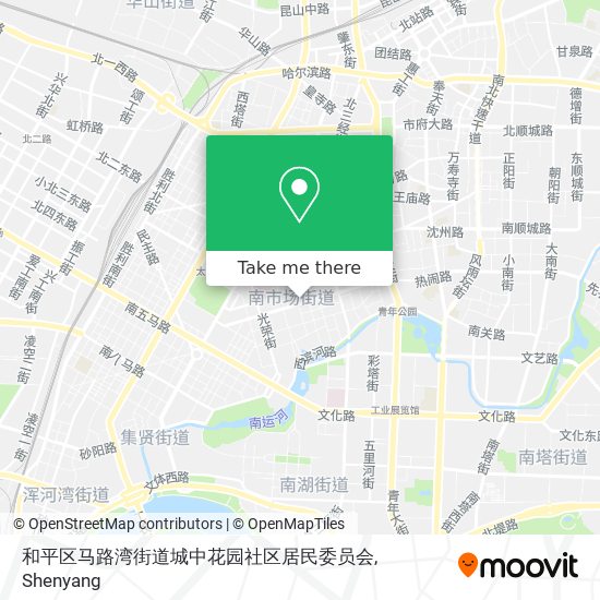 和平区马路湾街道城中花园社区居民委员会 map