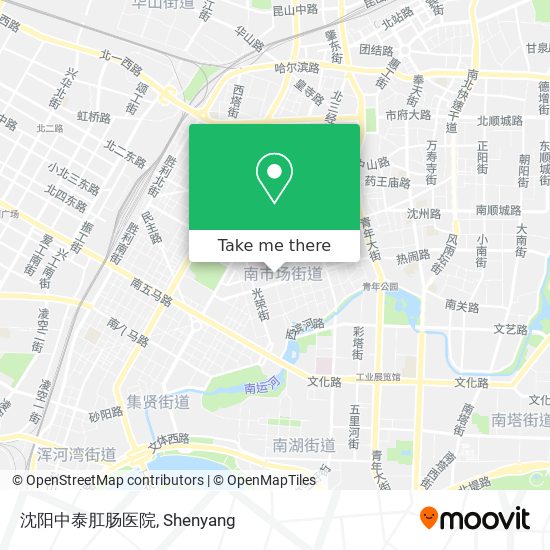 沈阳中泰肛肠医院 map