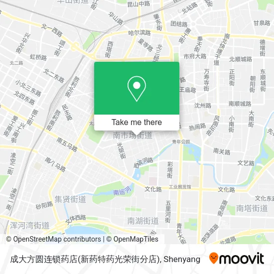 成大方圆连锁药店(新药特药光荣街分店) map
