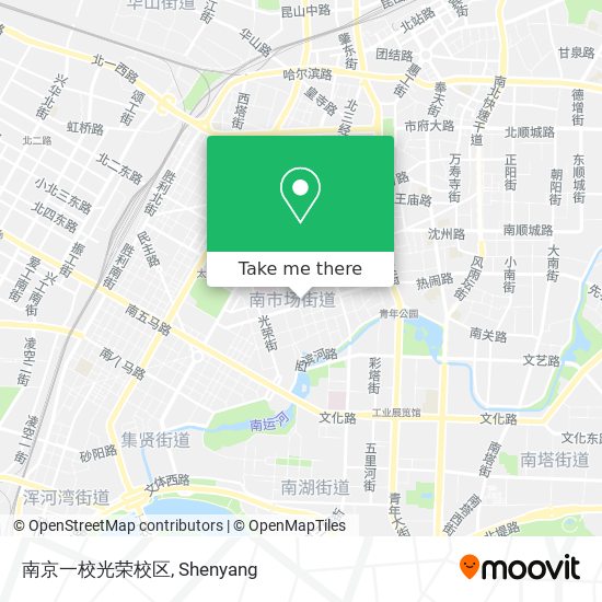 南京一校光荣校区 map