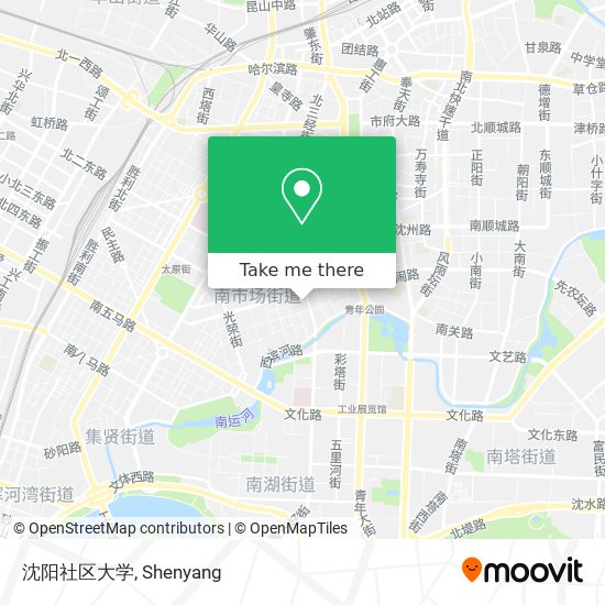 沈阳社区大学 map