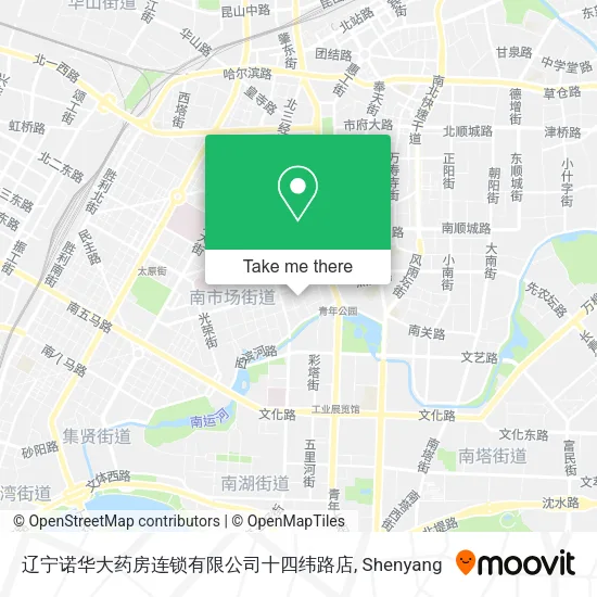 辽宁诺华大药房连锁有限公司十四纬路店 map