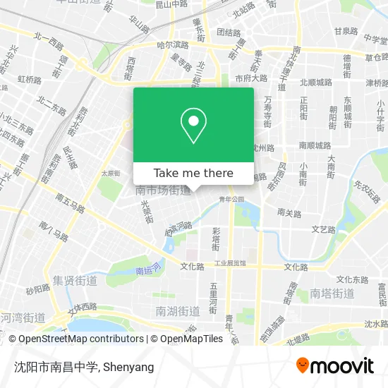 沈阳市南昌中学 map