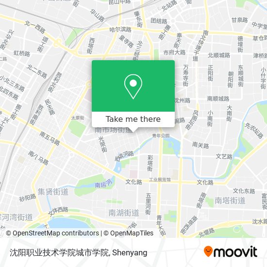 沈阳职业技术学院城市学院 map