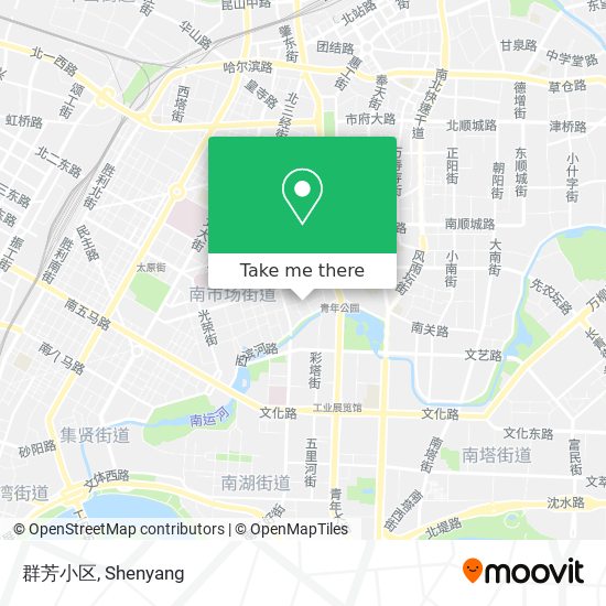 群芳小区 map