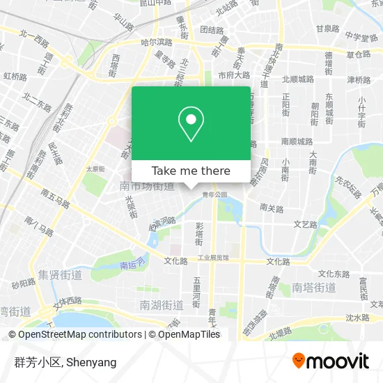 群芳小区 map