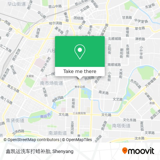 鑫凯运洗车打蜡补胎 map