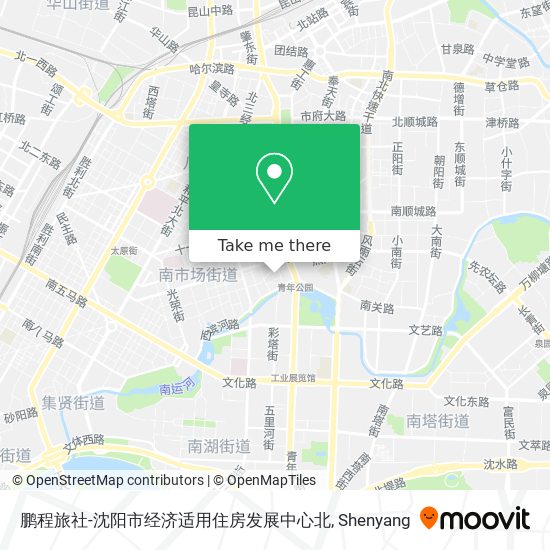 鹏程旅社-沈阳市经济适用住房发展中心北 map