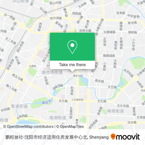 鹏程旅社-沈阳市经济适用住房发展中心北 map