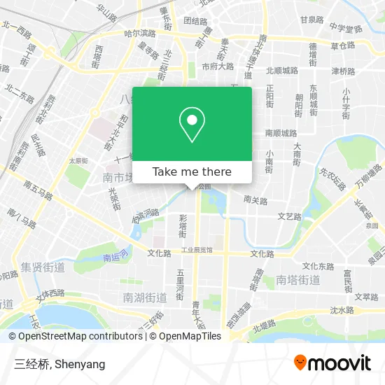 三经桥 map