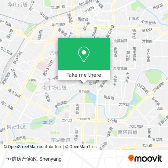 恒信房产家政 map