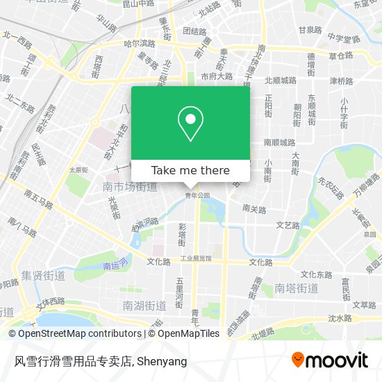 风雪行滑雪用品专卖店 map