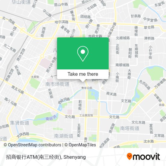招商银行ATM(南三经街) map
