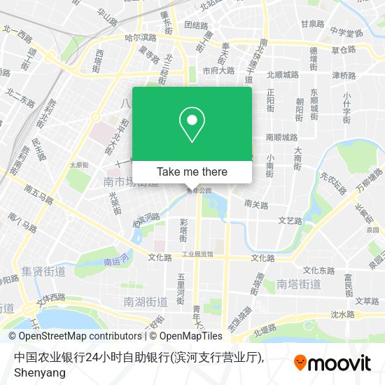 中国农业银行24小时自助银行(滨河支行营业厅) map