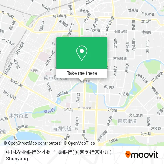 中国农业银行24小时自助银行(滨河支行营业厅) map