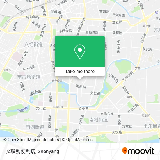 众联购便利店 map
