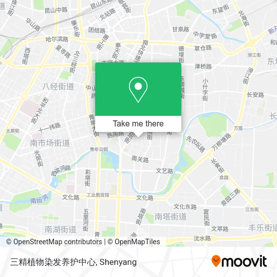 三精植物染发养护中心 map