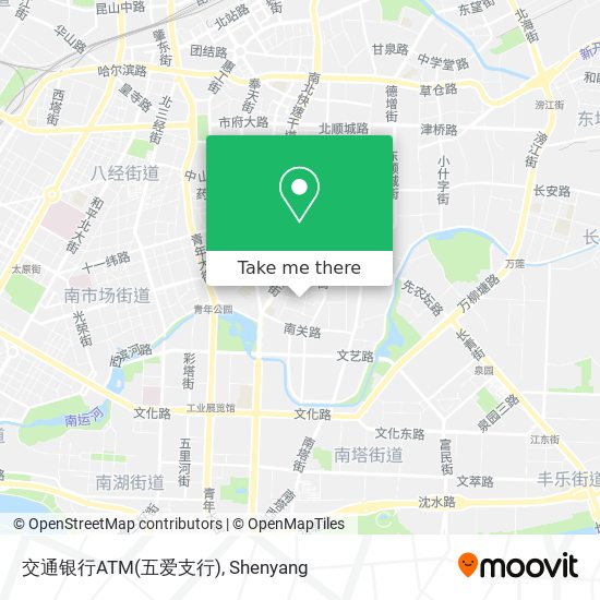 交通银行ATM(五爱支行) map