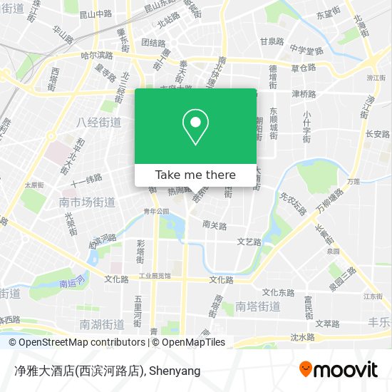 净雅大酒店(西滨河路店) map