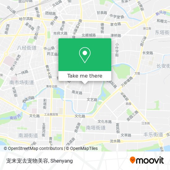 宠来宠去宠物美容 map