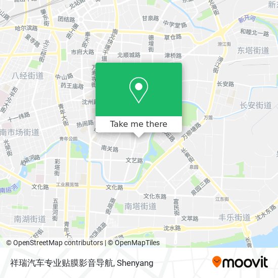 祥瑞汽车专业贴膜影音导航 map