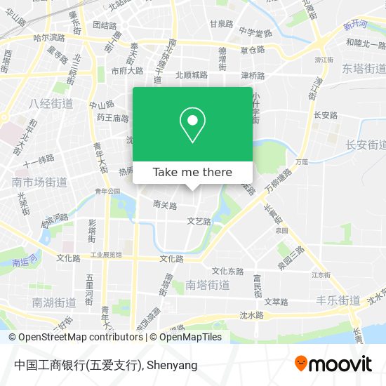 中国工商银行(五爱支行) map