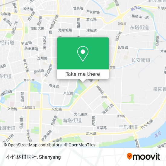 小竹林棋牌社 map