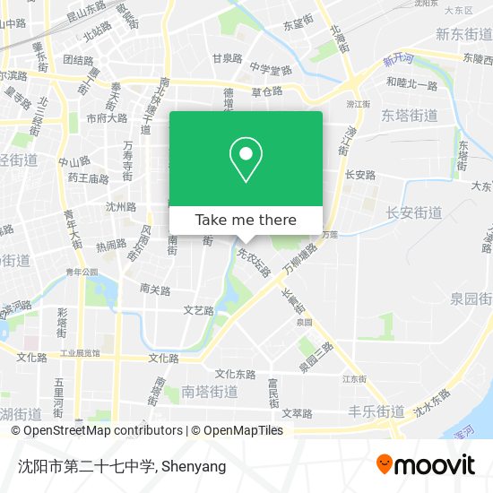 沈阳市第二十七中学 map