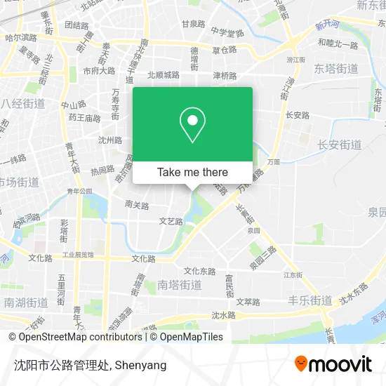 沈阳市公路管理处 map