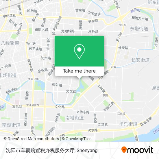 沈阳市车辆购置税办税服务大厅 map