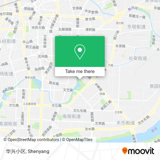 华兴小区 map