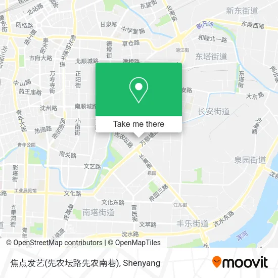焦点发艺(先农坛路先农南巷) map