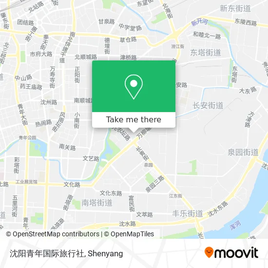 沈阳青年国际旅行社 map