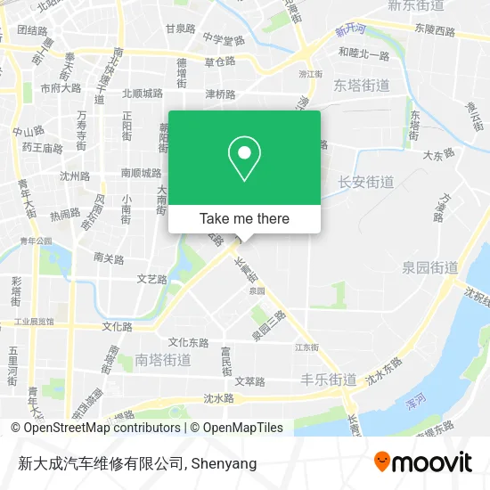 新大成汽车维修有限公司 map