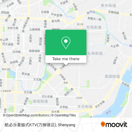 酷必乐量贩式KTV(万柳塘店) map