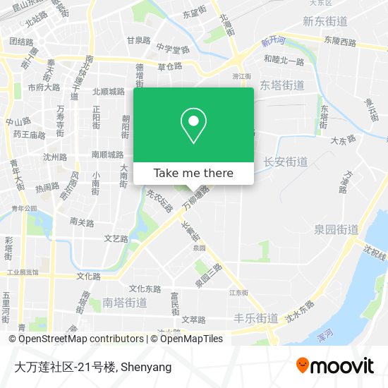 大万莲社区-21号楼 map