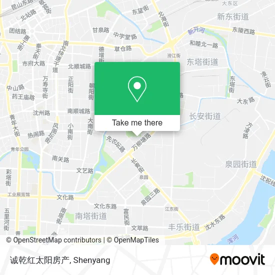 诚乾红太阳房产 map