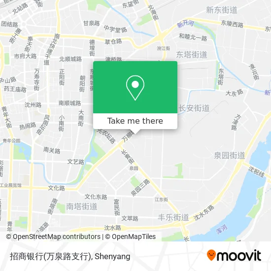 招商银行(万泉路支行) map