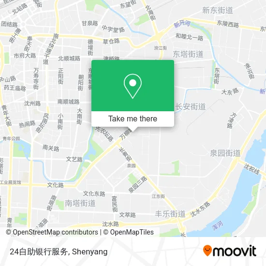 24自助银行服务 map