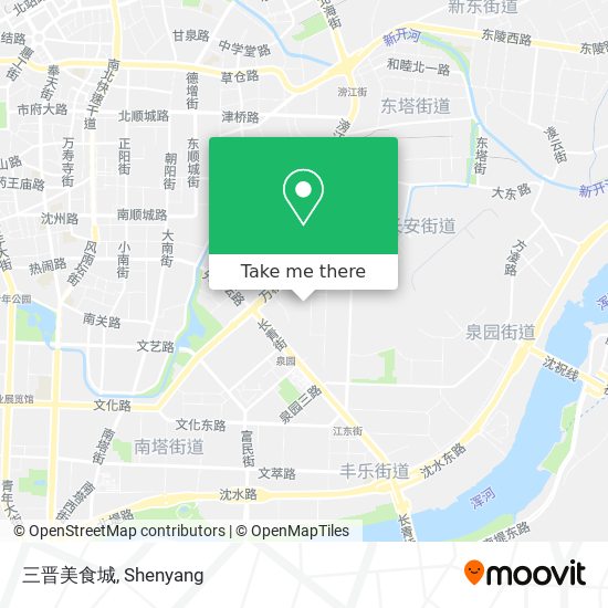 三晋美食城 map