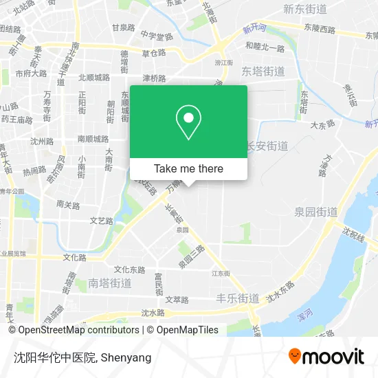 沈阳华佗中医院 map