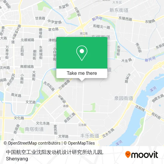 中国航空工业沈阳发动机设计研究所幼儿园 map