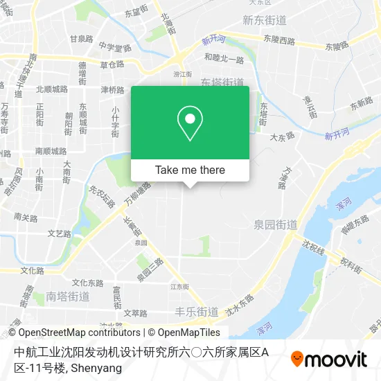 中航工业沈阳发动机设计研究所六〇六所家属区A区-11号楼 map
