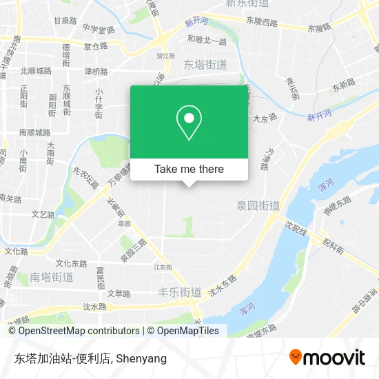 东塔加油站-便利店 map